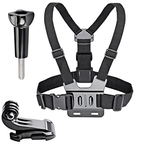 bkn mobile phone chest strap mount chest harness holder for vlogpov compatible with all cell phones and hero 9 8 7 6 5osmo action akaso and other action camera