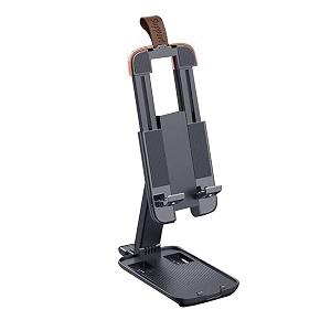 bkn new 2021 k5 multi foldable portable mobile phone stand holder for desk desktop stand compatible with mobile phoneipadtabletkindle black
