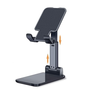 bkn  tabletop k2 adjustable foldable cell phone portable desktop stand compatible with all mobile phonesmini tabletkindle 3-7534 inches