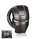 BKN® Trending New Premium Metal Superhero 3D Design Car Push to Start Ignition Button Cover Interior for All Universal Car Start Button Decoration Ring (Matt Black)