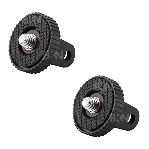 bkn tripod mount screw adapter compatible with gopro hero 9 8 7 6 5 4 3 3 mount to 14 thread used for gopro hero sjcam xiaomi yi - set of 2