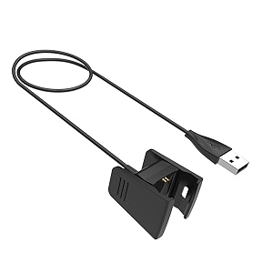 bkn usb magnetic charging cable for fitbit charge 2  charge 2 hr and charging adapter black
