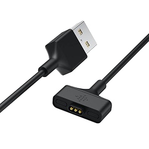 bkn usb magnetic charging cable for fitbit ionic fitness tracker wristband smartwatch charger cableblack