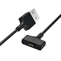 BKN USB Magnetic Charging Cable For Fitbit Ionic, Fitness Tracker Wristband Smartwatch Charger cable(Black)