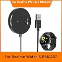 BKN USB Magnetic Charging Cable For Realme Watch S, USB Cable Magnetic Charger(Black),1M