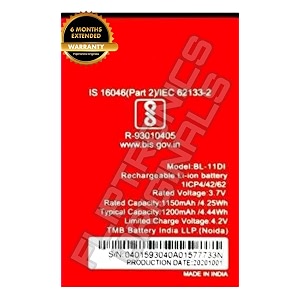 bl-11di battery for itel 11di battery with 6 month warranty b13