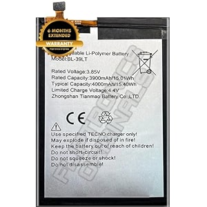 bl-39lt battery for tecno spark 4 kc8 camon 12  cc7s battery with 6 month warranty k286