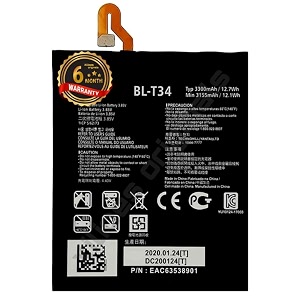 bl-t34 battery for lg v30 v30a h930 h932 ls998 battery with 6 month warranty uu24