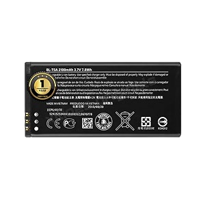 bl-t5a battery for nokia microsoft lumia 550 730 735 738 rm1038 rm1040 2100mah battery with 1 year warranty q85
