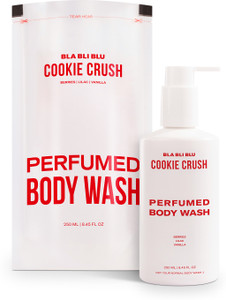 bla bli blu cookie crush perfumed body wash  berries lilac  vanilla notes  hydrates skin 250 ml