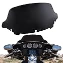 Black 10.5" Windshield Windscreen Compatible for Harley Davidson Touring Street Glide/Electra Glide/Ultra Limited/Superior Glide/Tri-Wheel Glide 2014-2021