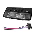 Black 3BD947105 Red Color Dome Light Interior Reading Lamp 12V Compatible With Automotive Motorcycle Parts 3BD 947 105 2EN 3B7 947 105F 3BD947105(Package 1)