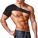 Black Adjustable Shoulder Support Brace, XL