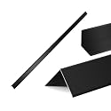 Aluminum Black L Corner Guards 20Ga Wall Corner Protectors 1.2X1.2X48 6PCS