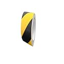 Black&amp;Yellow Rubber Grip Tape Anti Slip Tape 1 Inch, 16.5 Feet, Heavy Duty Waterproof Non-Abrasive Tape Cushion Pad for Indoor &amp; Outdoor, Making Handles or Contact Surfaces Safer