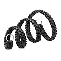Black Beauty Shoulder Camera Strap Durable Paracord 550LB Camcorder Shoulder Neck Vintage Camcorder Belt for Canon Nikon Sony Olympus SLR DSLR Cameras (Black)
