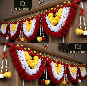 BLACK BERLIN Authentic Handcrafted Toran Celebrating Indias