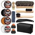 Black Brown Shoe Polish Kit Saddle Soap Mink Oil Boots Shoe Shine