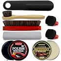 Black Brown Shoe Polish Kit Saddle Soap Mink Oil Boots Shoe Shine