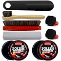 Black Brown Shoe Polish Kit Saddle Soap Mink Oil Boots Shoe Shine