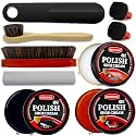 Black Brown Shoe Polish Kit Saddle Soap Mink Oil Boots Shoe Shine