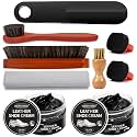Black Brown Shoe Polish Kit Saddle Soap Mink Oil Boots Shoe Shine