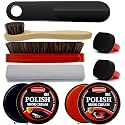 Black Brown Shoe Polish Kit Saddle Soap Mink Oil Boots Shoe Shine