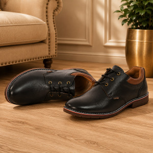 BLACK CHIEF Office Leather Shoe For Men