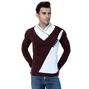 Black Collection Mens Plain Slim Fit Full