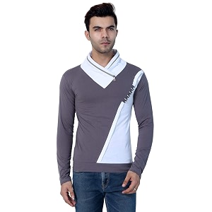 Black Collection Mens Plain Slim Fit Full