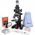 Black Compound Student Microscope With 10X & 45X Objective and 10X & 15X EYEPIECE ISO 9001:2015 CERTIFIED,GOVT. APPROVED BRAND