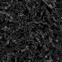 Black Crinkle Cut Paper Shred Filler, 1 LB Basket Filler Shredded Paper, Confetti Stuffing for Basket Filling, Halloween, Thanksgiving, Christmas, Birthdays, Gift Wrapping, Stuffer Party Supplies