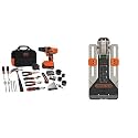 BLACK+DECKER 20V MAX Drill/Home Tool Kit with MarkIT Picture Hanging Tool Kit (LDX120PK &amp; BDMKIT101C)