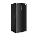 BLACK+DECKER 21.2 Cu. Ft. Convertible Freezer Refrigerator, Upright Freezer with Glass Shelves, Reversible Door,ENERGY STAR rated, Frost Free, BUC2120MB, Black