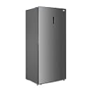 BLACK+DECKER 21.2 Cu. Ft. Convertible Freezer Refrigerator, Upright Freezer with Glass Shelves, Reversible Door,ENERGY STAR rated, Frost Free, BUC2120MS, Stainless Look