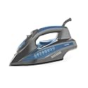 Black+Decker Steam Iron | 2000 Watt, 380 ml, 2 Yrs Warranty | Iron for Clothes, Steam Iron, Iron Box, Steam Press, Steam Press, Steam Iron Press with Anti Drip, Non-Stick Ceramic Sole (Blue)