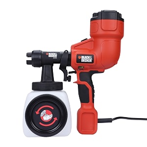 blackdecker hvlp200-qs 400 w handheld spray gun with paint flow indicator 1200ml tank capacity 149 kg ideal for fast completion of painting tasks fast and easy to use
