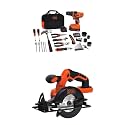 BLACK+DECKER LDX120PK 20-Volt MAX Lithium-Ion Drill and Project Kit w/ BDCCS20B Circular Saw