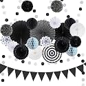 Black Gray Party Decoration for Birthday Bridal Shower Wedding Graduation