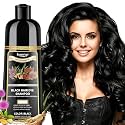 Black Hair Dye Shampoo for 100% Gray Hair Coverage