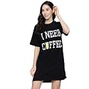 Black I-Need-Coffee Sleepshirt