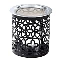 Black Iron Incense Burner with Sieve Height 3.15 inch [Handmade] for Burning Incense with a Tealight