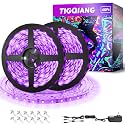 TigQiang 40ft Black Light Strip, Flexible Blacklight Halloween Glow Party