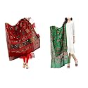 Women's Embroidered Cotton Dupatta