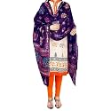Women's Embroidered Cotton Dupatta