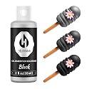 Black Oil Based Food Coloring – 2 fl oz Professional Grade Concentrated Oil Food Dye for Melting Chocolate, Candy Melts, Cake Pops, Strawberries &amp; Baking