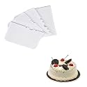 Black Olive Multicolor 4 Pcs Cake Scrapper- Fondant Cake Decorating and Smoother Icing Tool, with Different Patterns & Edges, Dough Bench Scraper, and Cake Cutter (Pack of 4).