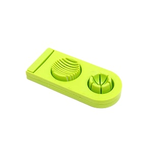black olive egg slicer 2 in 1 boiled egg cutter with stainless steel cutting wire kitchen cooking tool pack of 1 multi color