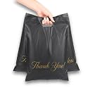 Donyson Black Poly Mailers with Handle, 12x15, 50 Pack, Shipping Bags