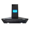 Black Range Hood 30 inch, 450CFM Wall Mount Kitchen Hood